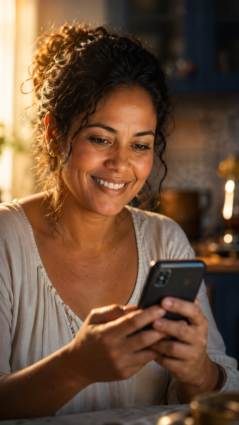 Maria, 42 anos, caixa de supermercado